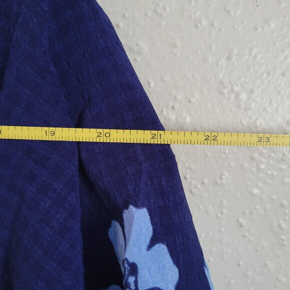 London Times Woman's Blue and white Dress - Picture 5 of 6